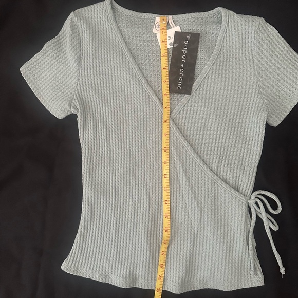 Paper Crane Wrap Top (NWT) - Picture 5 of 6
